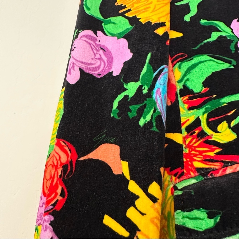 Gucci x Ken Scott Floral Print Velvet Blazer - Picture 7 of 16